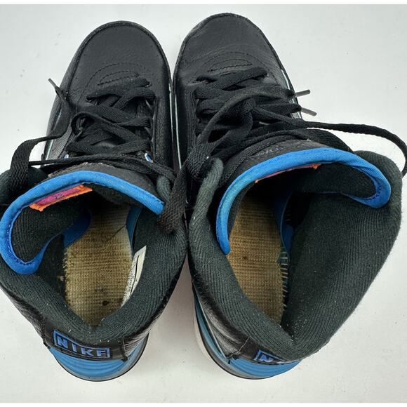 NIKE AIR JORDAN II 2 Retro BG Radio Raheem Size 7Y Black Blue White 834276-015 - Picture 5 of 10
